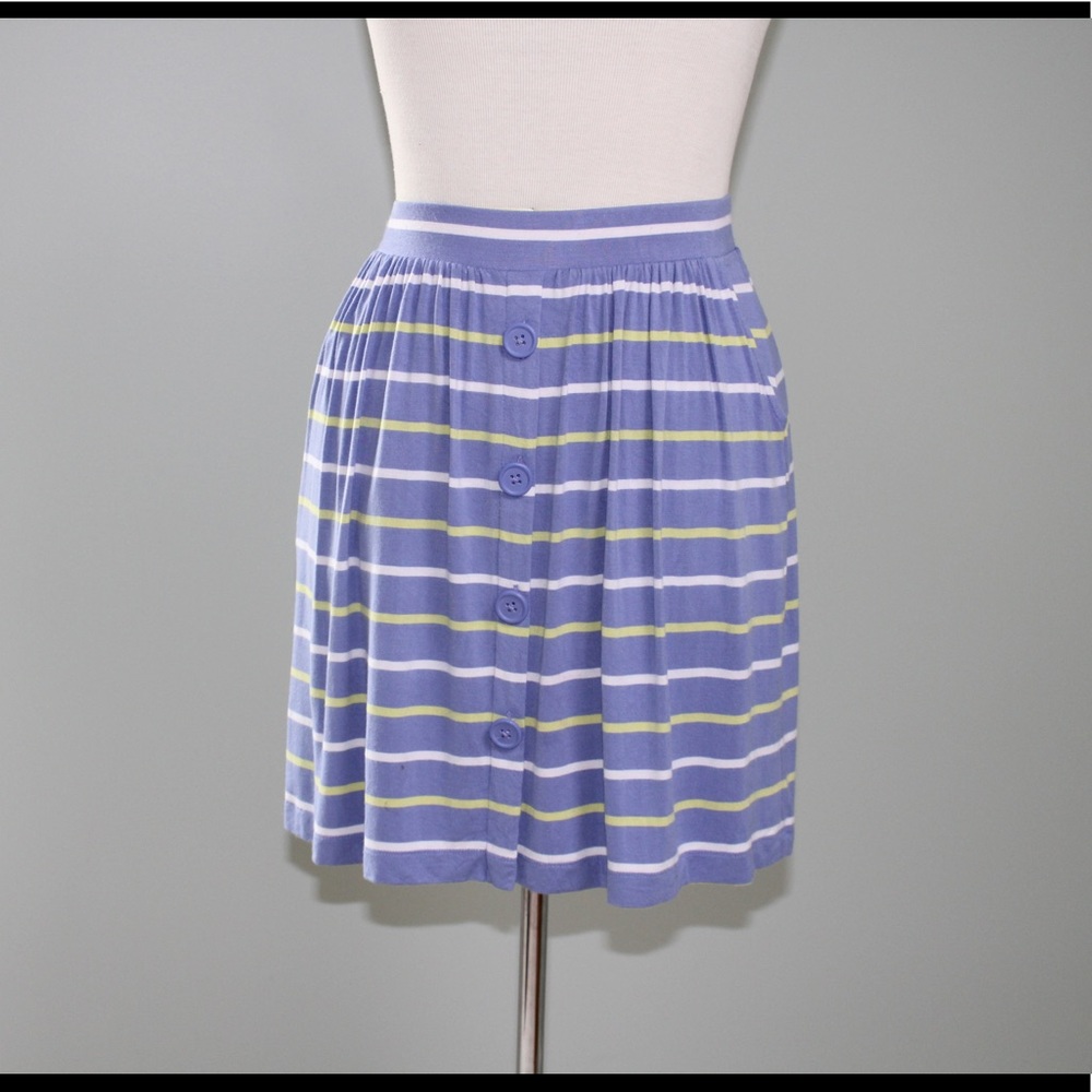 Striped Periwinkle Skirt 🦄